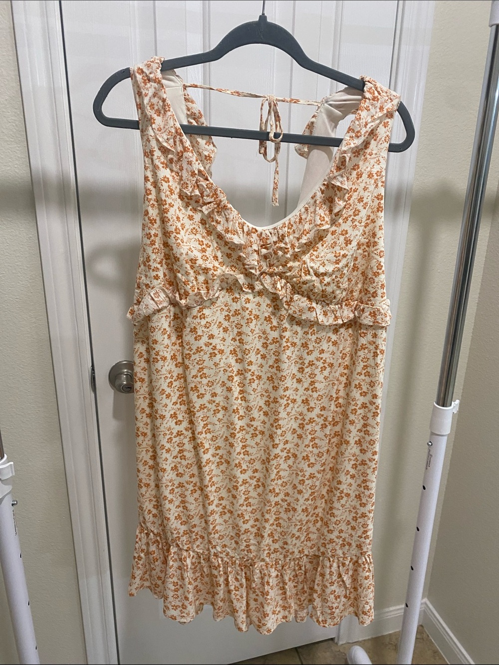 Liberty Love Sundress, Floral Ruffled, Cottage Core Dress Size 2X NWT